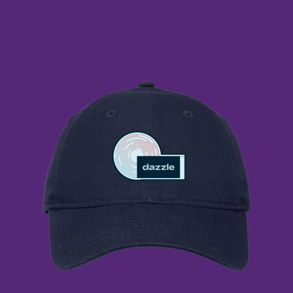 Dazzle Adjustable Dad Hat With Patch Thumbnail