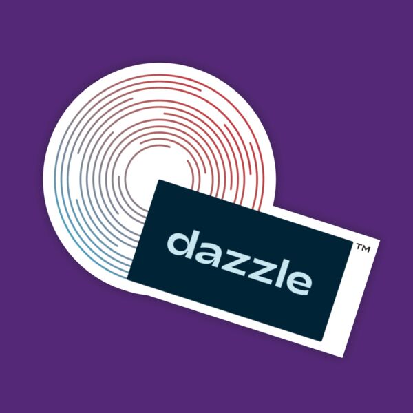 Dazzle Die Cut 4" Sticker Thumbnail