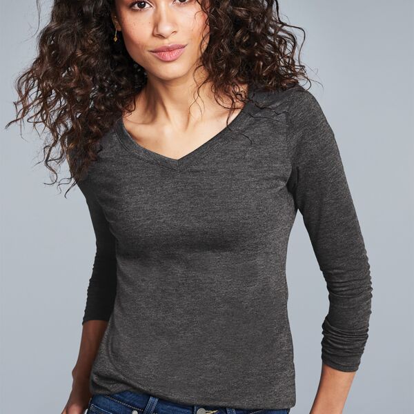 Women's Very Important Tee ® Long Sleeve V Neck Thumbnail