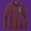 Women's Silk Touch Long Sleeve Polo Thumbnail