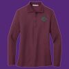 Women's Silk Touch Long Sleeve Polo Thumbnail